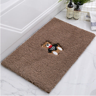 Cute Animal Pattern Bath Rug Bowlift