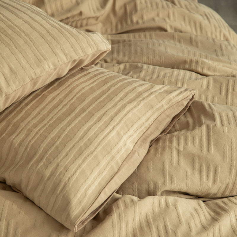Cotton bedding set, 4-piece, year-round