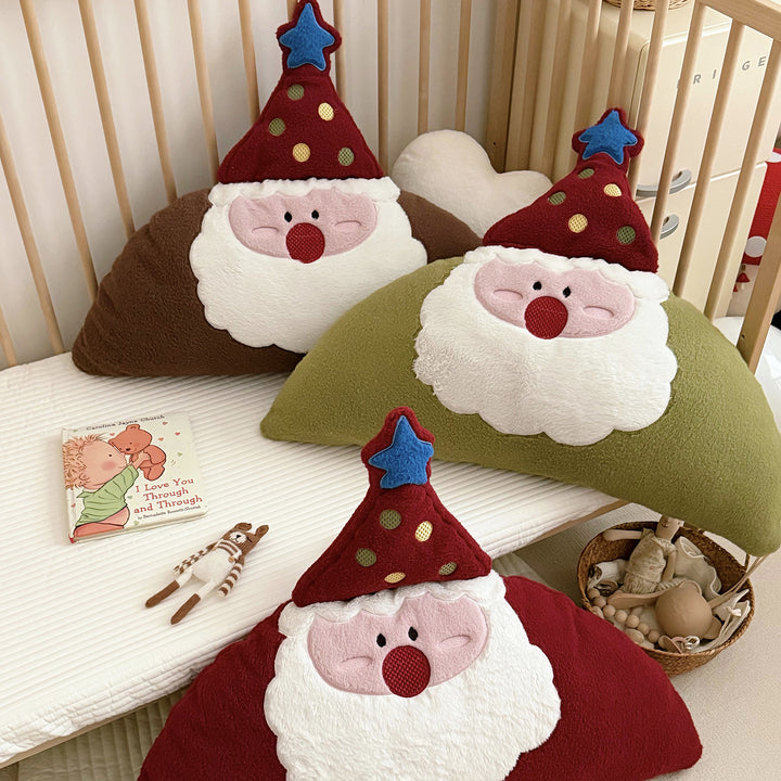 Santa Claus back cushion, plush, removable