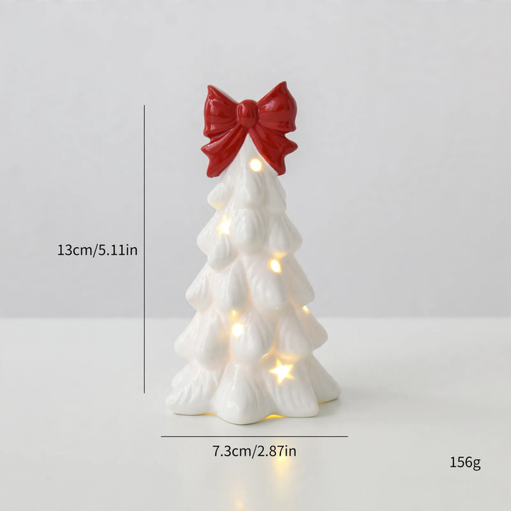 Ceramic Christmas house with lighting