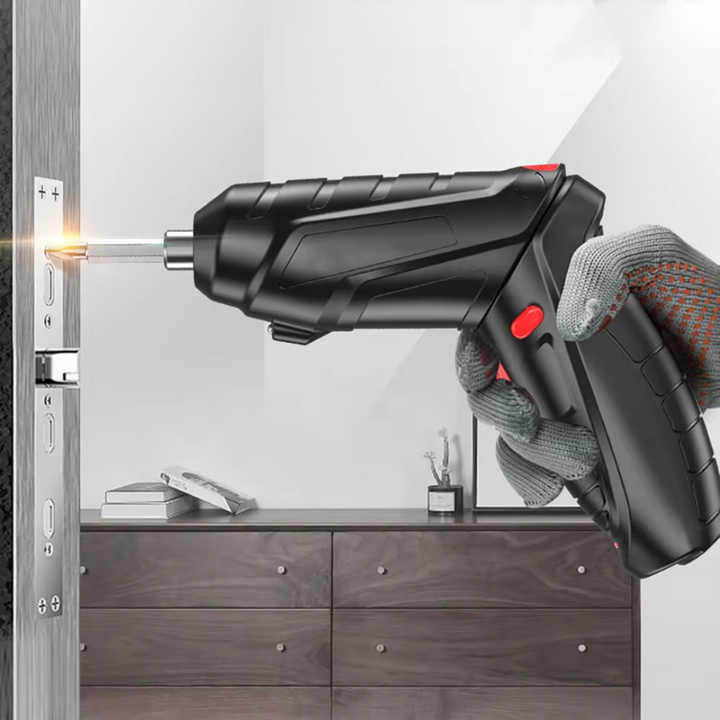 Electric Cordless Screwdriver - Lightweight Tool, Heavy-Duty Power Bowlift