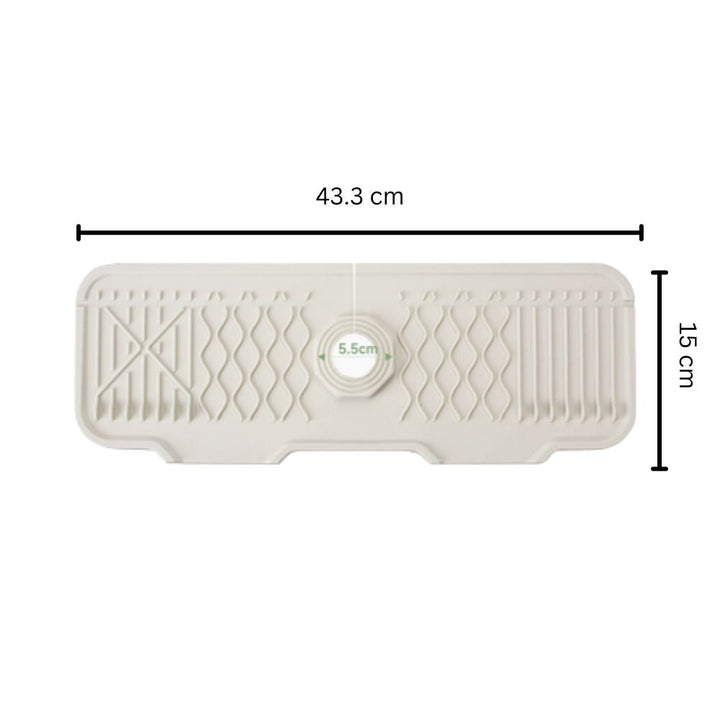 BowLift | Aqua Slope Rubber Faucet Sink Mat