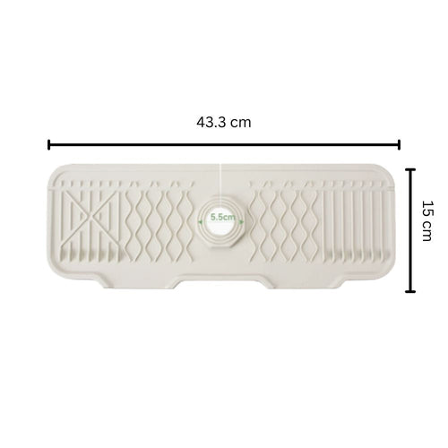 BowLift | Aqua Slope Rubber Faucet Sink Mat