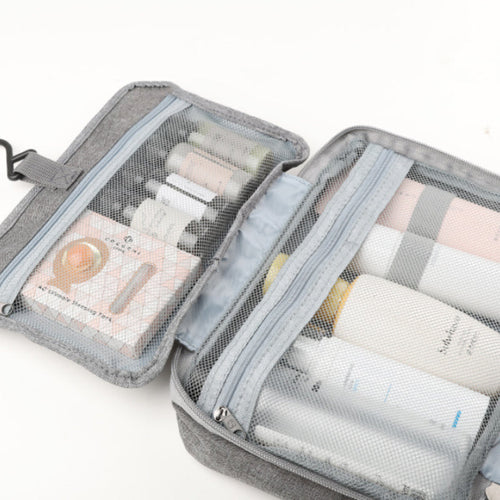 Cosmetic organizer for travel