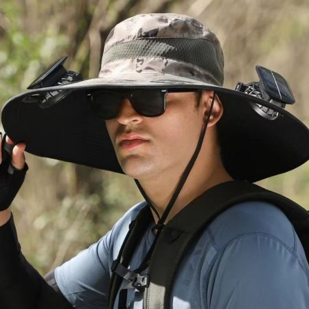 BowLift | Ultimate Outdoor Sun Hat with Rechargeable LED and Wide Brim