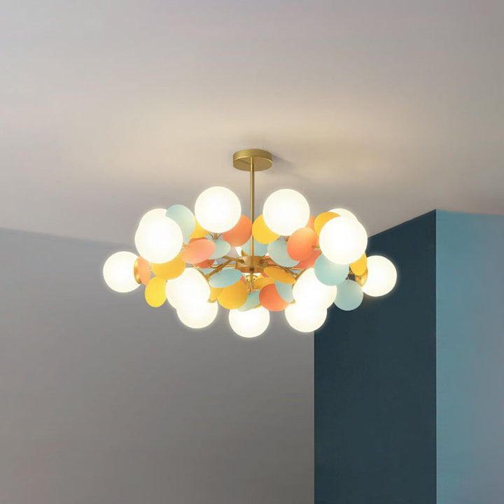 BowLift | Flower Branch Chandelier Living Room