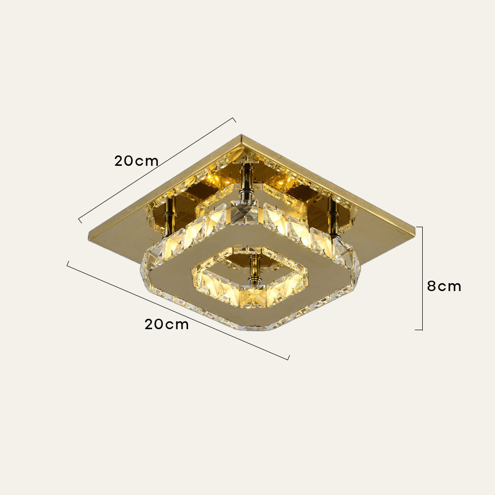 BowLift | Ceiling Light Crystal LED Modern Flush Fixture