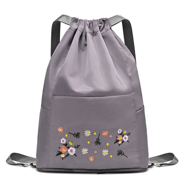 BowLift | Simple embroidered drawstring yoga bag