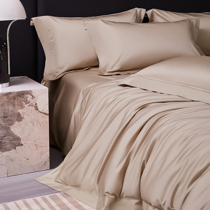 Luxurious long-staple cotton bedding set, 4-piece