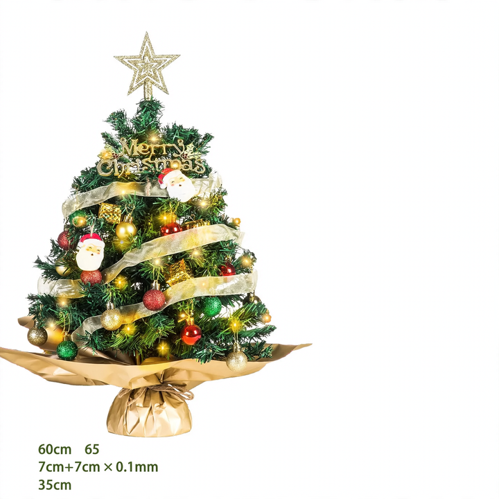 Mini Christmas tree made of PVC, 45 cm or 60 cm