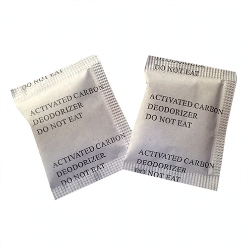 Activated charcoal bags for odor neutralization