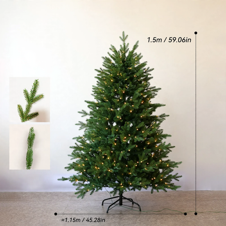 High-quality PE Christmas tree, various sizes