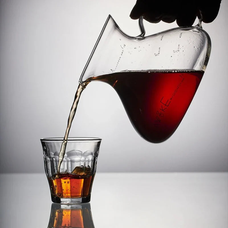 15oz Glass Pour Over Coffee Server Heat-Resistant Drip Brewing Carafe | Bowlift