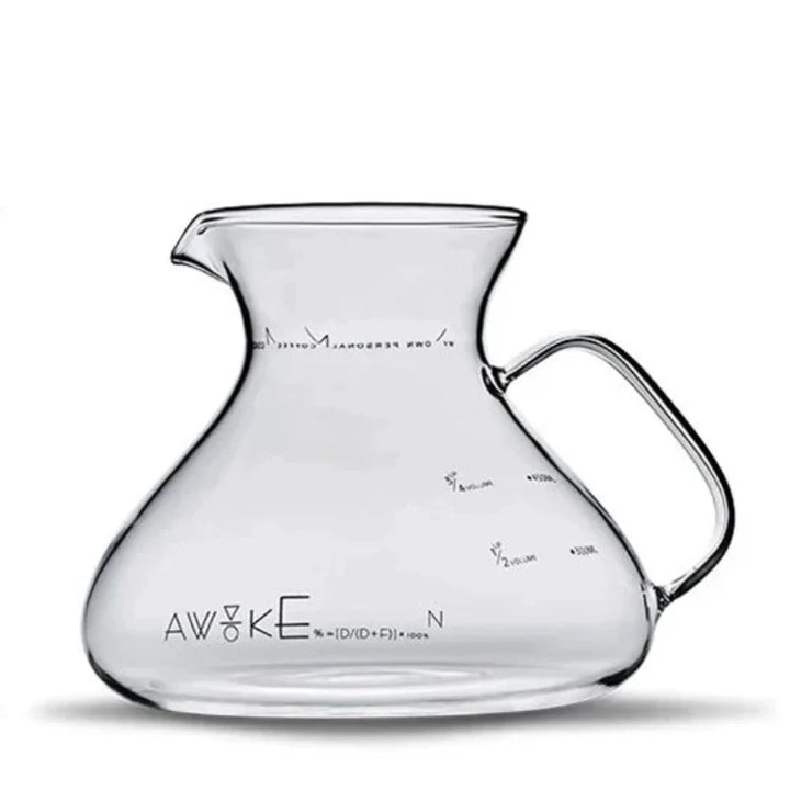 15oz Glass Pour Over Coffee Server Heat-Resistant Drip Brewing Carafe | Bowlift