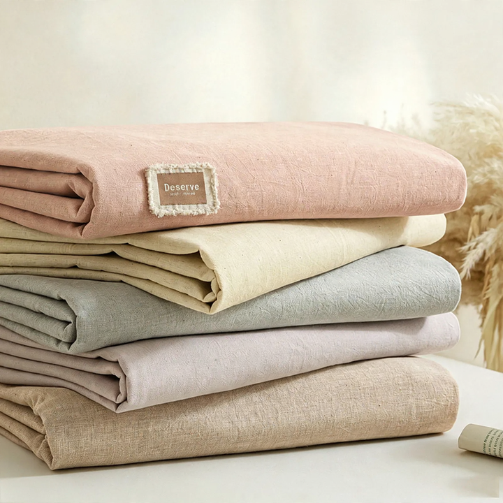 Cotton-Linen Bedding, Individual Pieces and Sets