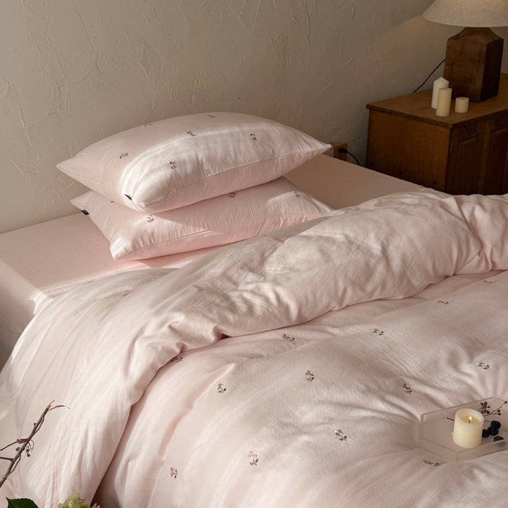 Cotton bedding 4-piece, double-layer gauze fabric