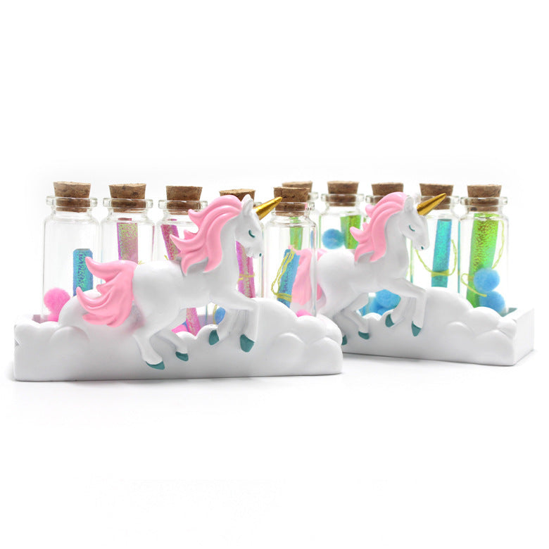 Unicorn-themed Decorative Table Centerpiece