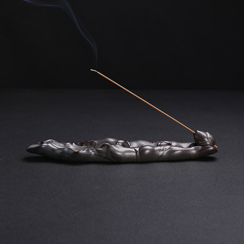 Artistic Bamboo-Inspired Incense Holder