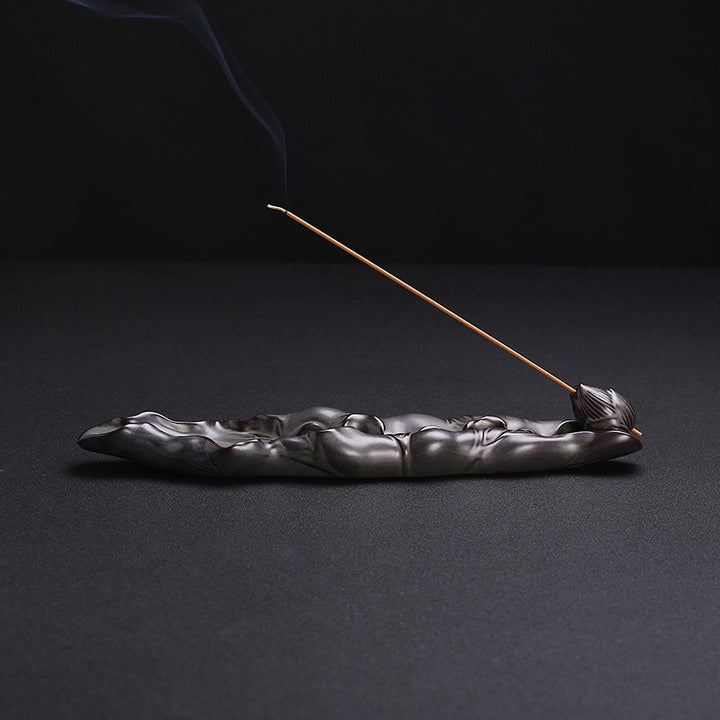 Artistic Bamboo-Inspired Incense Holder