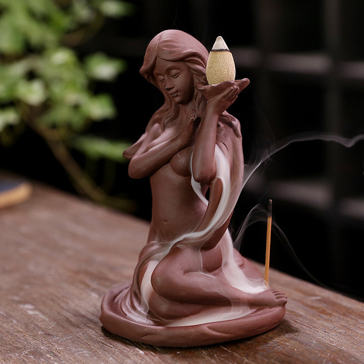 Artistic Figurine Incense Holder