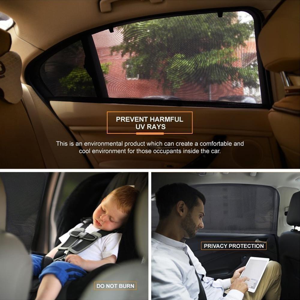 BowLift | Sunshades for Car, 2 Packs