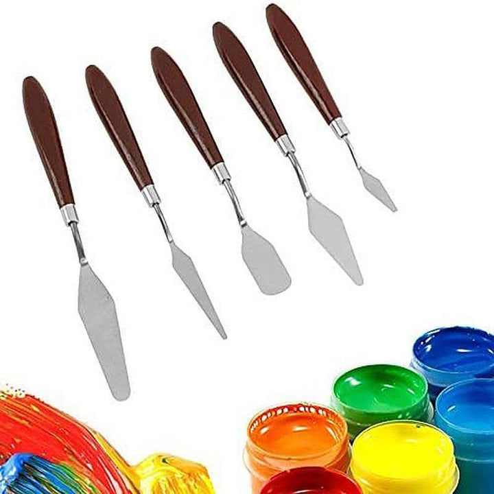 BowLift | 5Pcs Stainless Steel Baking Pastry Spatulas