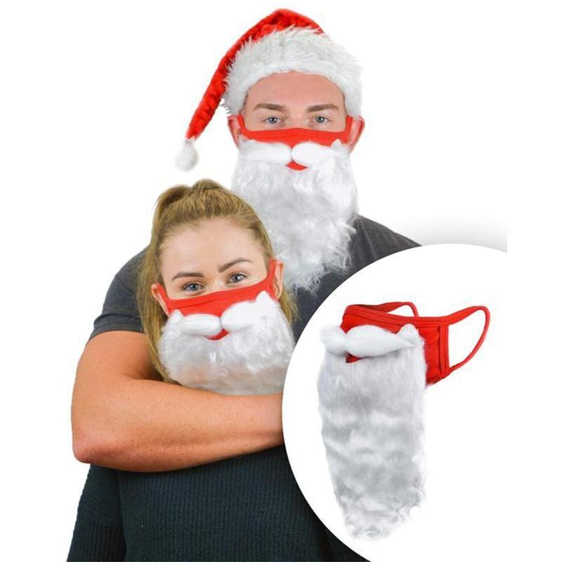 BowLift | Santa Beard Face Mask Costume(2 pcs In One Set)