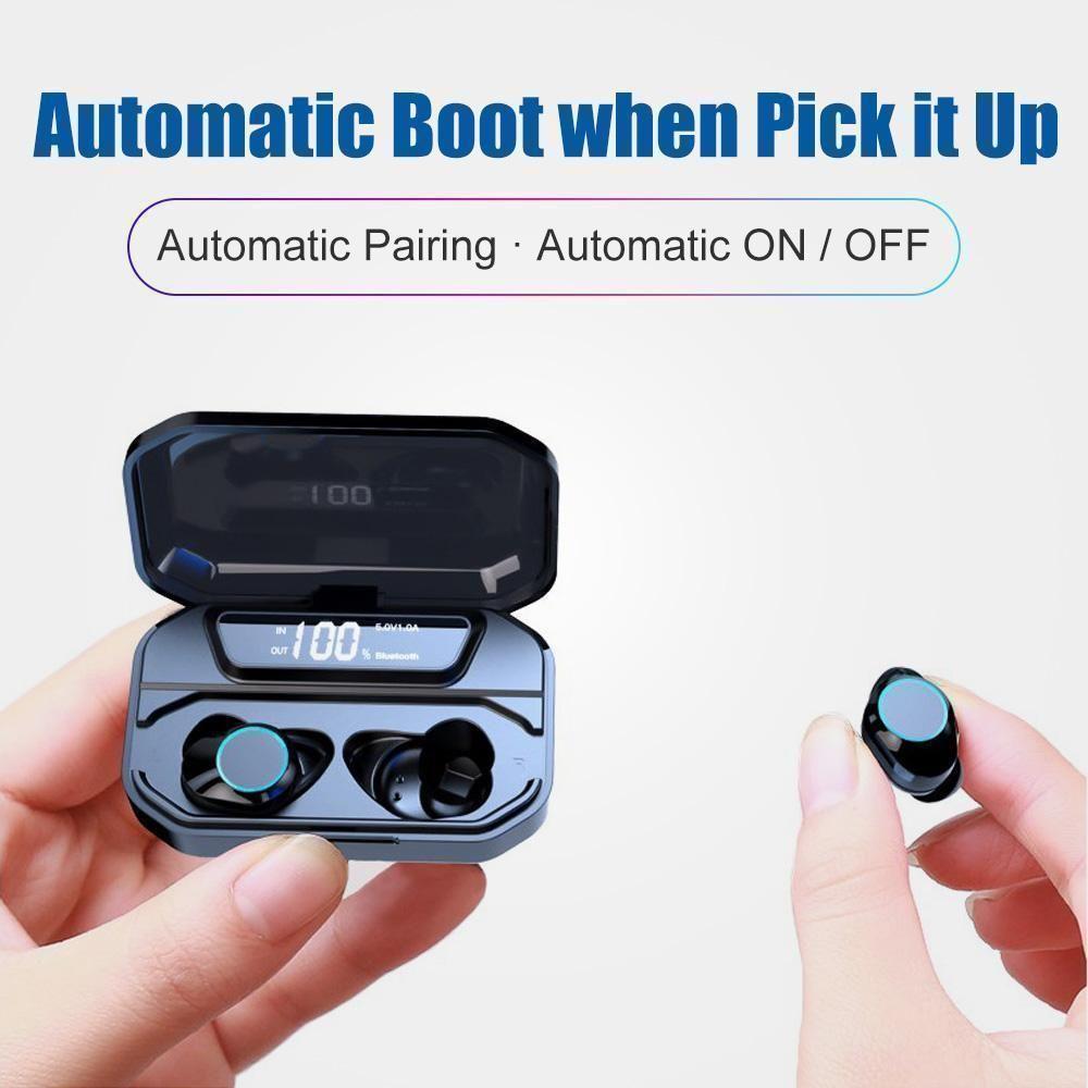 BowLift | Waterproof Wireless Bluetooth Earphone, Black