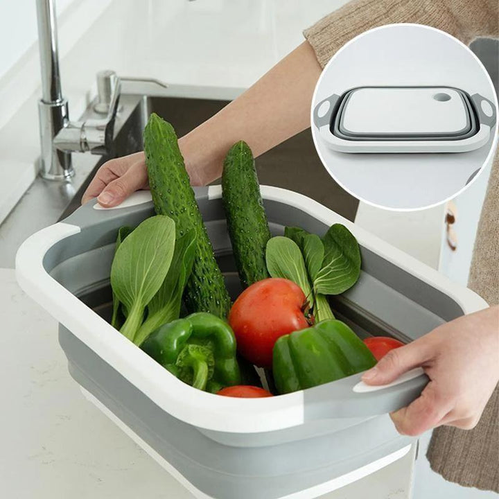 BowLift | Multifunctional Cutting Board Foldable Sink Drain Basket