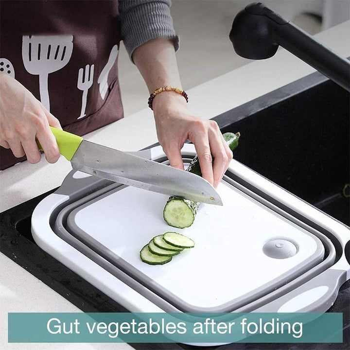 BowLift | Multifunctional Cutting Board Foldable Sink Drain Basket