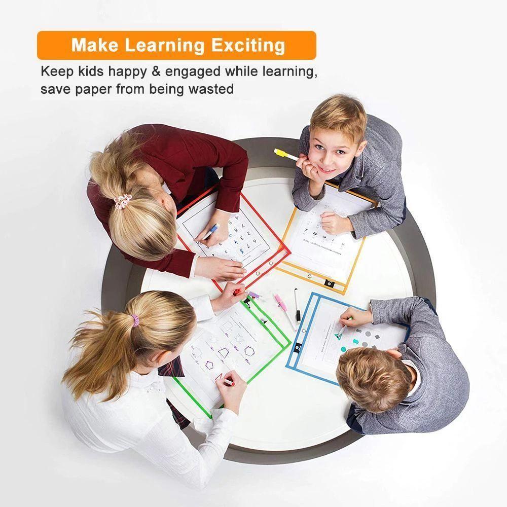 BowLift | Reusable Dry Erase Pockets Set