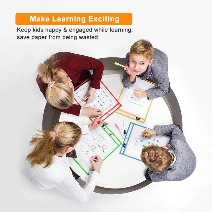 BowLift | Reusable Dry Erase Pockets Set
