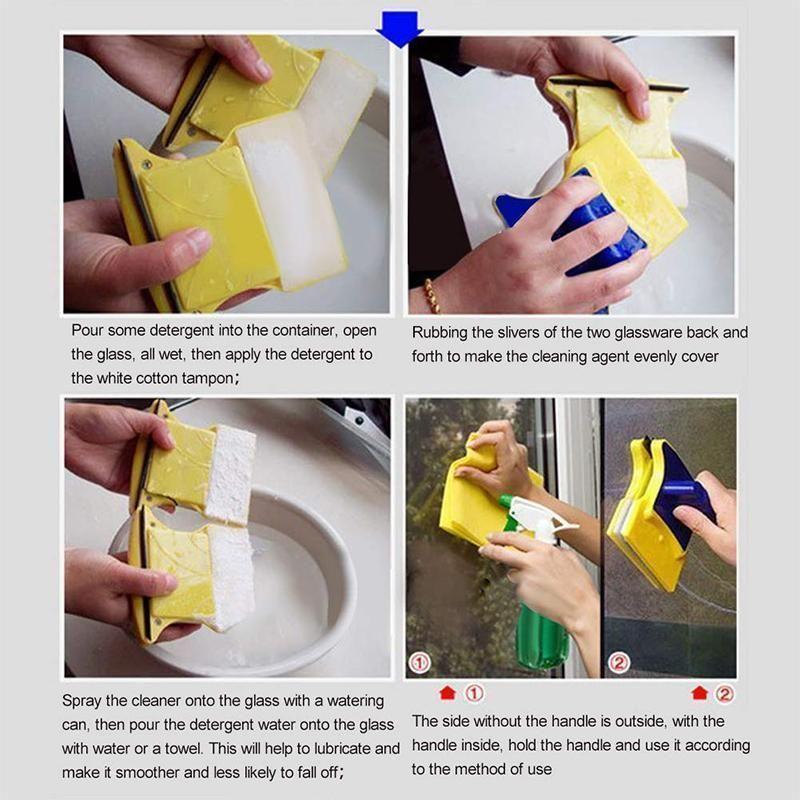 BowLift | Magnetic Double-Sided Window Glass Cleaner