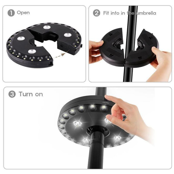 BowLift | Patio Umbrella Light Pole Mounted