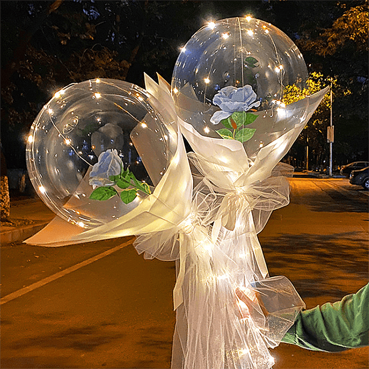 BowLift | LED Luminous Balloon Rose Bouquet