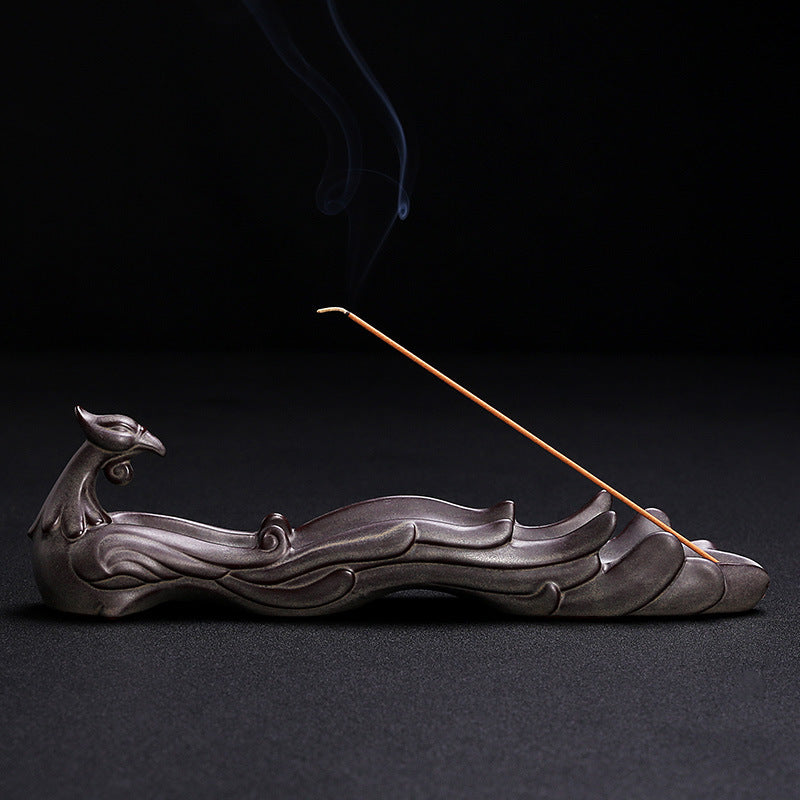 Artistic Phoenix Sculpture Incense Holder