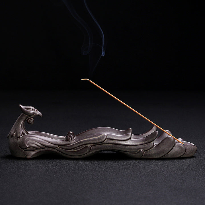 Artistic Phoenix Sculpture Incense Holder