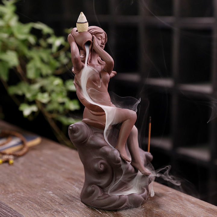 Artistic Figurine Incense Holder