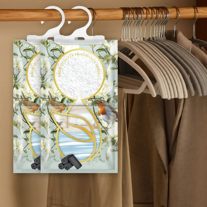 Dehumidification bag for wardrobes and living spaces
