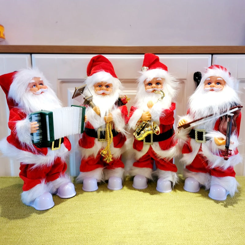 Musical Santa Claus figures