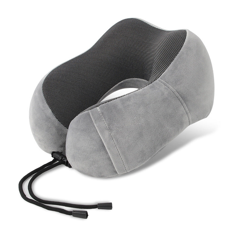 Travel Neck Pillow U-Shape Memory Foam with Storage