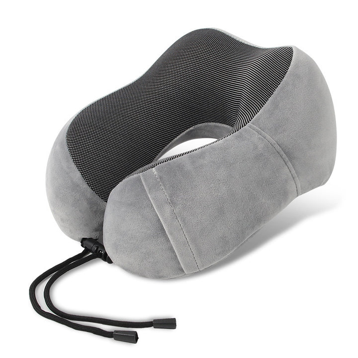 Travel Neck Pillow U-Shape Memory Foam with Storage