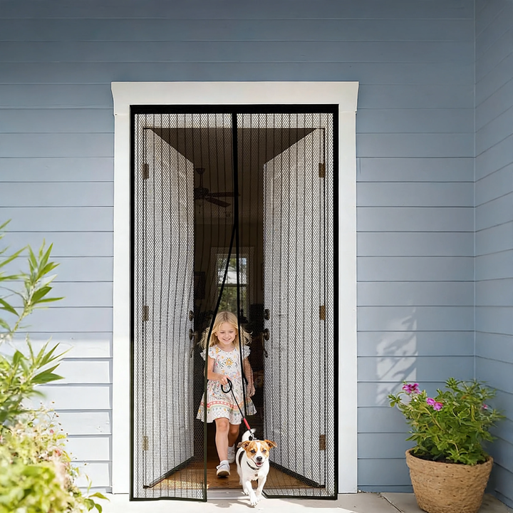 Magnetic Fly Screen Door Curtain