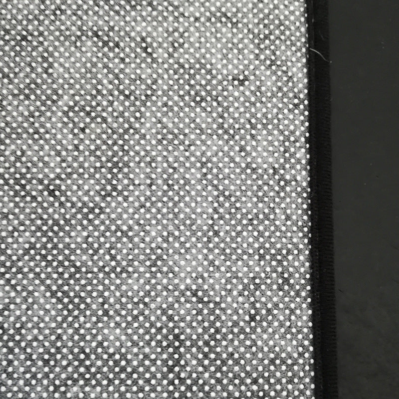 Gray Bedroom Rug Modern Geometry Diamond Stripe Pattern Rug Polyester Washable Pet-Friendly Rug | Bowlift