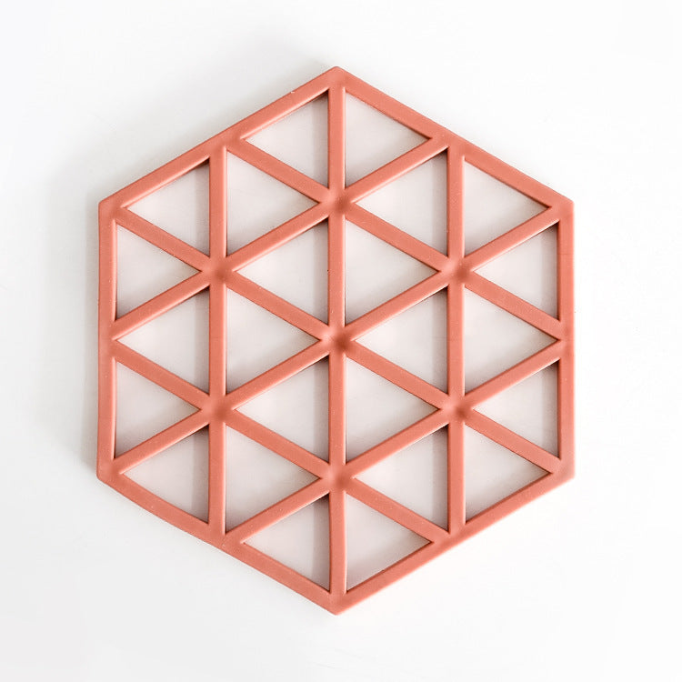 Unisex Silicone Coaster with Modern Geometric Design Bowlift