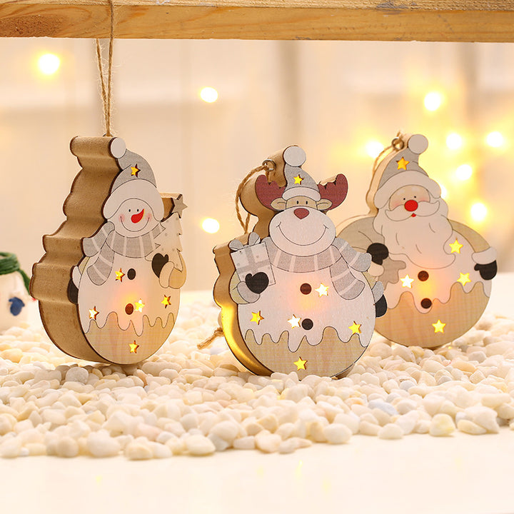 LED Light-Up Santa Figurine Decoration Bowlift