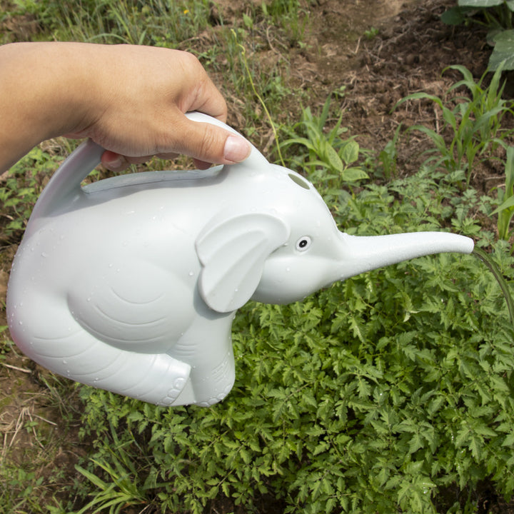 Artistic Elephant-Shaped Watering Can Bowlift