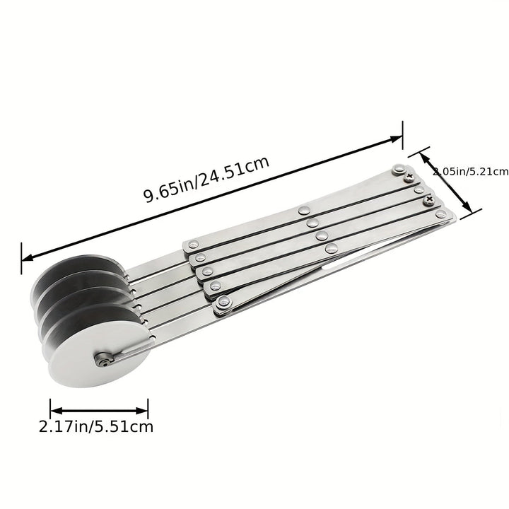 Slizer - Multifunctional 5-Wheel Dough Cutter with Handle Bowlift