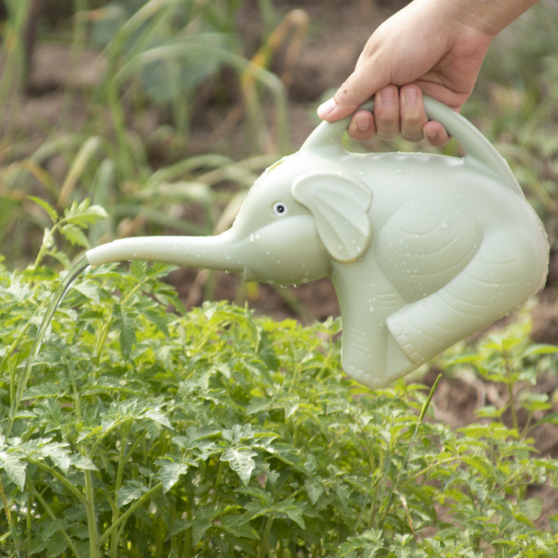 Cute Elephant-Shaped Watering Can Bowlift