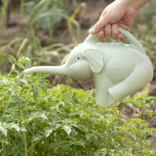 Cute Elephant-Shaped Watering Can Bowlift